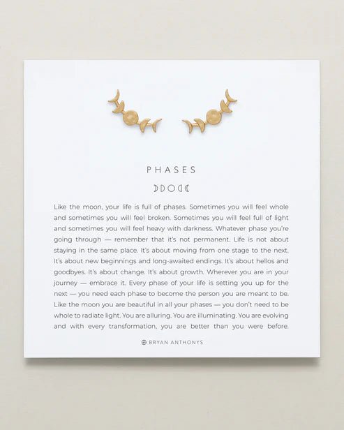 PHASES EARRING CLIMBERS